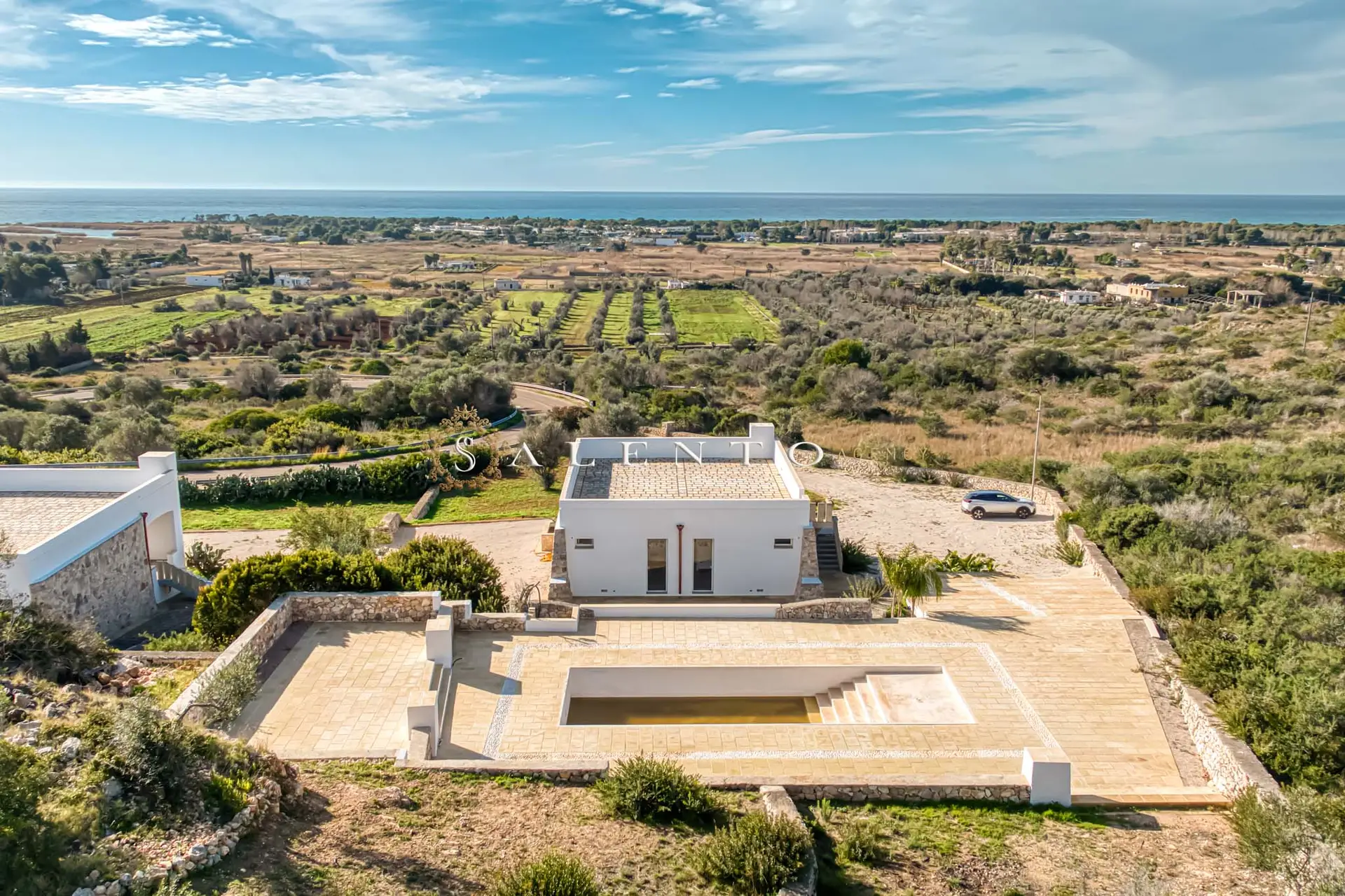 Newly built villa with seaview and pool